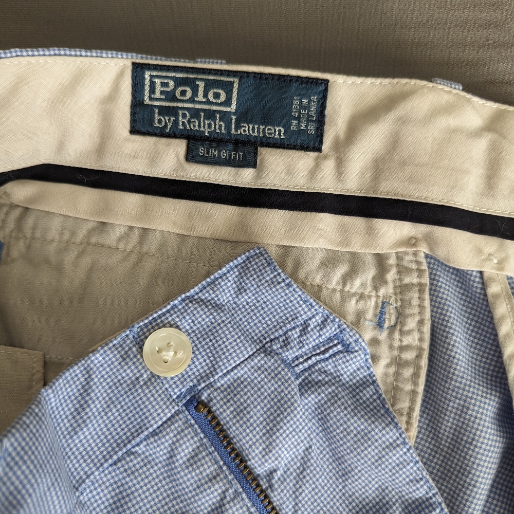 Polo checkered shorts 36